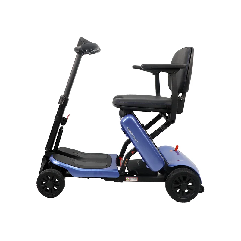 KD1蓝色细节图-2 KD1 Folding Mobility Scooter - Image 1